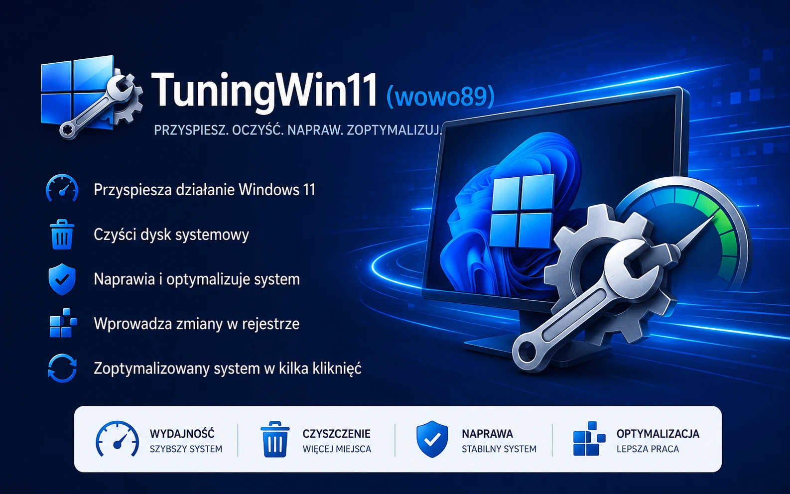 Podgląd aplikacji TuningWindows11